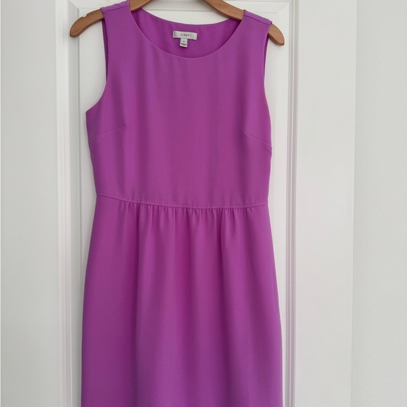 NEW J Crew women’s Camille sleeveless style purple lilac dress size 6 - Picture 6 of 8